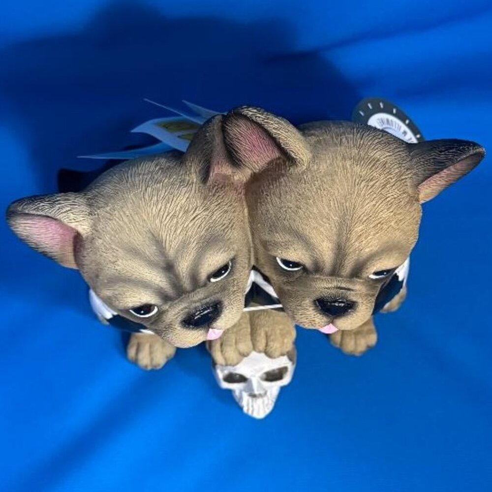BRAND NEW FRENCHIE FRENCH BULLDOG LIGHT UP HALLOWEEN DECOR / DECORATION / STATUE - Picture 14 of 16